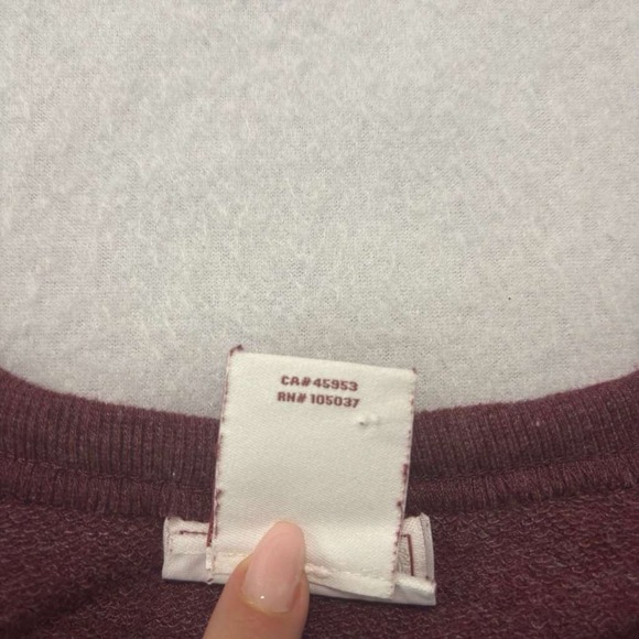 Ariat Desert Ride Sweatshirt Women's S Burgundy Crew Neck Pull Over Top Cowgirl - Picture 4 of 8